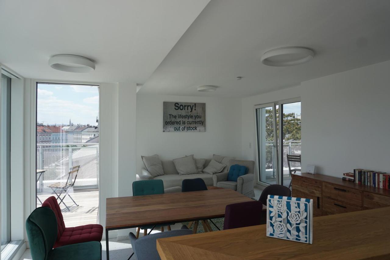 Apartament Augartenblick Penthauscombo 15/16 - Blick Zum Riesenrad
