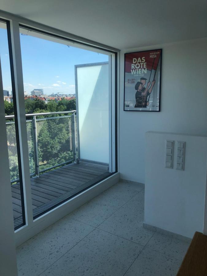 Augartenblick Penthauscombo 15/16 - Blick Zum Riesenrad Apartament Wiedeń