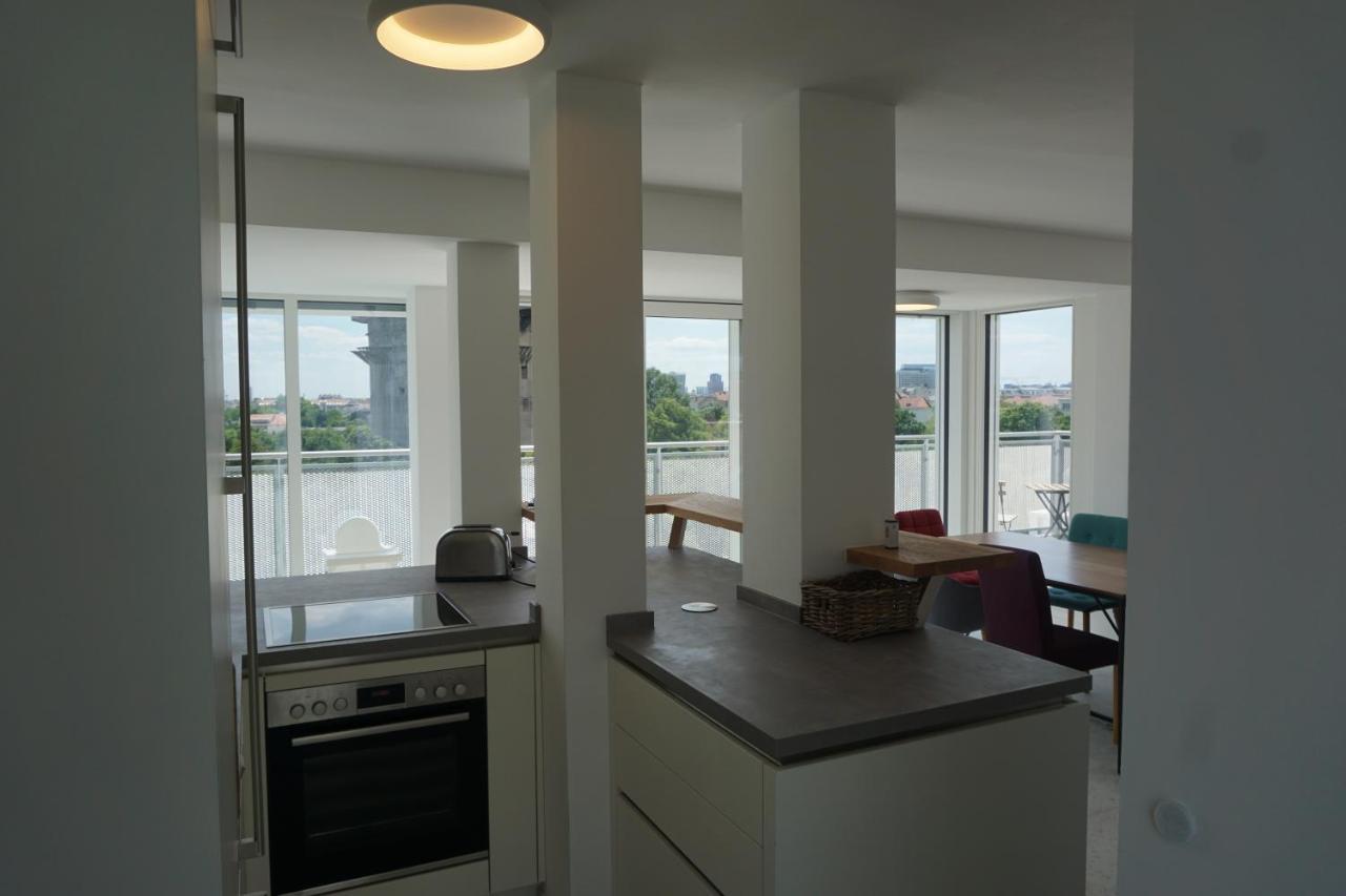 Augartenblick Penthauscombo 15/16 - Blick Zum Riesenrad Apartament Wiedeń