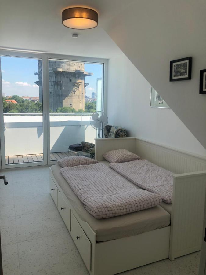 Apartament Augartenblick Penthauscombo 15/16 - Blick Zum Riesenrad Wiedeń
